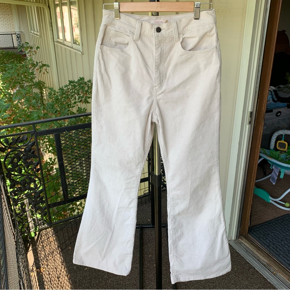 Levi’s High Rise Flare Jeans Corduroy 28